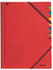 Leitz Ordnungsmappe 7-Fächer rot