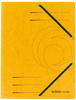 Herlitz Eckspanner 10843886 easy orga, A4, gelb, 3 Einschlagklappen, 355g/m²...