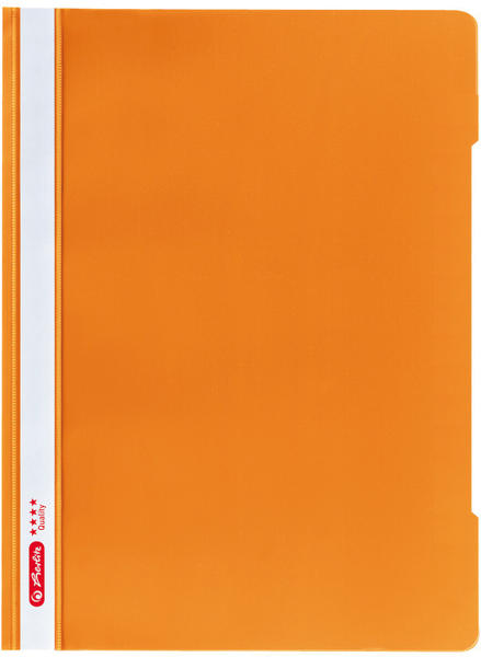Herlitz Schnellhefter Quality A4 PP-Folie orange