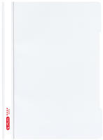 Herlitz 11317104, herlitz Schnellhefter "Quality", DIN A4, PP-Folie, wei&szlig;