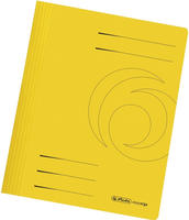 HERLITZ 11034303, HERLITZ 11034303 Schnellhefter A4 Karton gefaltet gelb