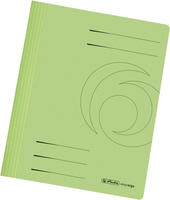 HERLITZ 11037090, HERLITZ 11037090 Schnellhefter A4 Karton gefaltet hellgr&uuml;n