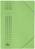 Elba 400010058, Elba Eckspannmappe chic 400010058, A4 gr&uuml;n Recyclingkarton 320g,
