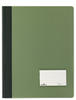 Durable Schnellhefter DURALUX - A4 überbreit, transluzente Folie, grün