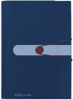 Herlitz 11411261, Herlitz F&auml;chermappe easy orga to go green 11411261, dunkelblau,