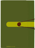Herlitz 11411253, Herlitz F&auml;chermappe easy orga to go green 11411253, dunkelgr&uuml;n,