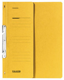 Falken Office Products Einhakhefter 1/2 Vorderdeckel Behördenheftung gelb (80000797)