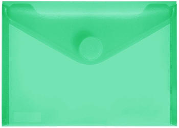 FolderSys Sichttasche A6 quer grün transparent (40116-54)