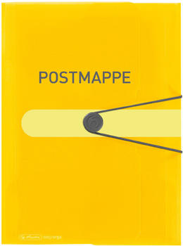 Herlitz Postmappe PP A4 transparent gelb (11394343)