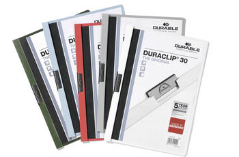 DURABLE DURACLIP Original 30 A4 (220000) farbig sortiert (25 Stück)