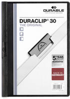DURABLE 220001, DURABLE Klemmhefter DURACLIP schwarz, 25 St
