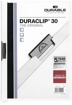 DURABLE DURACLIP Original 30 A4 (220002) weiß (1Stück)