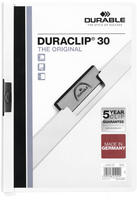 Durable 220002, DURABLE 25 Klemmhefter DURACLIP wei&szlig; (220002)