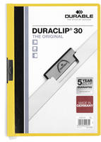 DURABLE Klemm-Mappe Duraclip Original 30 gelb