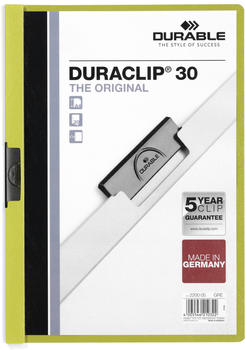 DURABLE DURACLIP Original 30 A4 (220005) grün (1Stück)