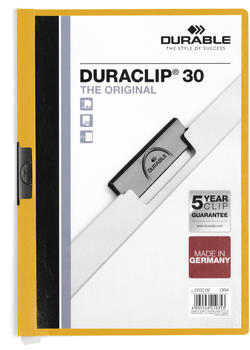 DURABLE DURACLIP Original 30 A4 (220009) orange (25 Stück)