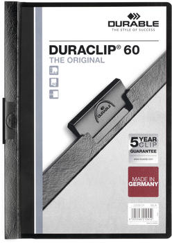 DURABLE DURACLIP Original 60 A4 (220901) schwarz (25 Stück)