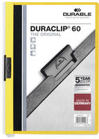 Durable Klemm-Mappe DURACLIP 60 ge f&uuml;r 60 Blatt A4 tr Deckblatt