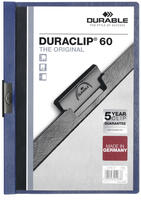 DURABLE Klemm-Mappe DURACLIP, blau