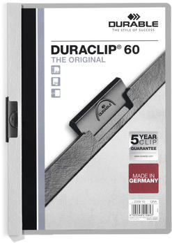 DURABLE DURACLIP Original 60 A4 (220910) grau (25 Stück)