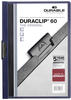 Durable Cliphefter 2209-28 Duraclip, A4, für 60 Blatt, nachtblau