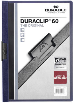 DURABLE DURACLIP Original 60 A4 (220928) nachtblau (25 Stück)
