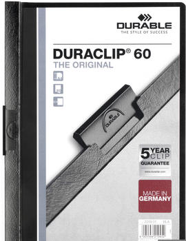 DURABLE DURACLIP Original 60 A4 (223801) schwarz (1 Stück)