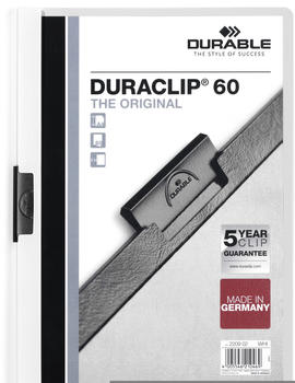 DURABLE DURACLIP Original 60 A4 (223802) weiß (1 Stück)