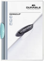 DURABLE 226014-25, DURABLE Klemmhefter Swingclip DIN A4 mittelblau, 25 St.