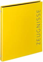 VELOFLEX Zeugnisringbuch gelb DIN A4