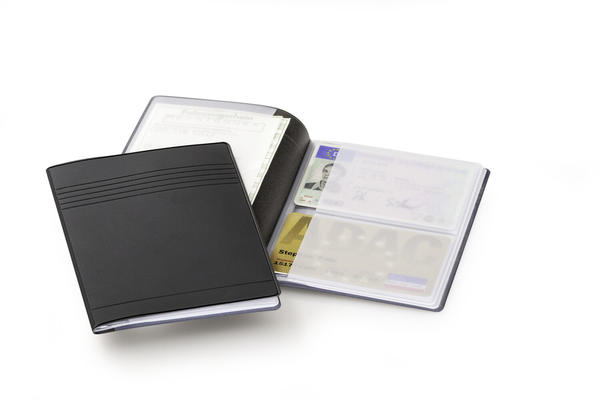 DURABLE Ausweis- und Kreditkartenhülle für 4 Karten und 4 Ausweise (239701) anthrazit 1 Stück