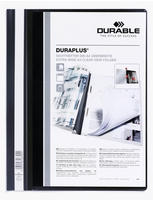 Durable 257901, DURABLE 25 Pr&auml;sentationshefter DURAPLUS schwarz DIN A4...
