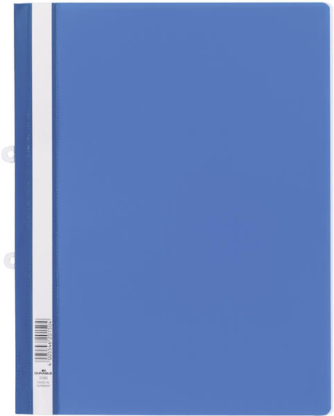 DURABLE 258006 Sichthefter mit Abheftschieber überbreit blau (25 Stück)
