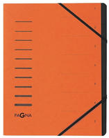 Pagna 40058-12, PAGNA Ordnungsmappe "Sorting File", 7 F&auml;cher, orange