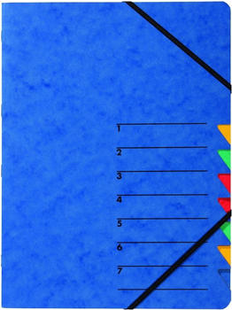 PAGNA Ordnungsmappe Easy A4 7Fächer (24061-00) blau