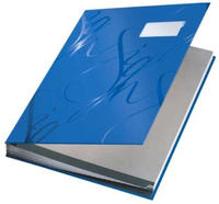 LEITZ 5745-00-35, Pultordner Design blau LEITZ 5745-00-35 18 F&auml;cher