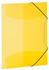 Herma Eckspanner A4 transparent gelb (19502)