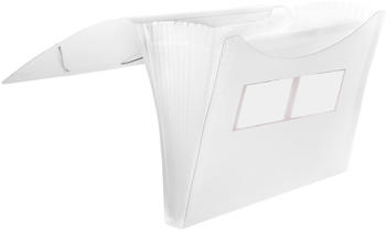 FolderSys 12er Fächertasche A4 weiß (70001-04)