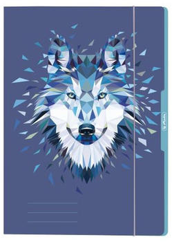 Herlitz Sammelmappe A4 Wild Animals Wolf (50027972)