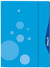 Pelikan Zeichenmappe quick open 237635, blau, A3, Karton, 3 Einschlagklappen,