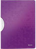 Leitz 41850062, Klemmhefter "WOW ColorClip 4185 " violett, Leitz, 22.2x31 cm