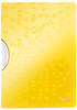 Leitz Cliphefter 4185-01-16 ColorClip WOW, A4, für 30 Blatt, gelb