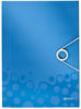 Leitz Eckspanner 4599-00-36, WOW, A4, Kunststoff, blau, 3 Einschlagklappen