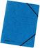 Falken Papier Eckspanner DIN A4 25 Stück blau (11286473)