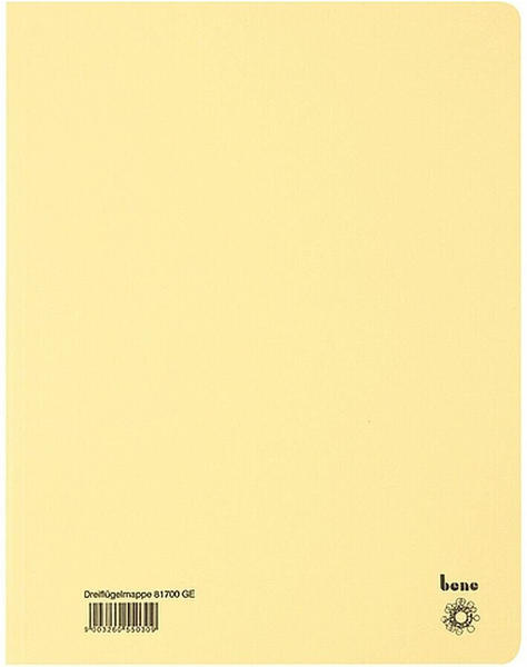 BENE 5 Sammelmappen DIN A4 gelb (81700GE)