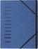 PAGNA Ordnungsmappe Ordnungsmappen 12 Fächer blau (40059-02)
