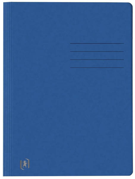 Oxford Schnellhefter TOP FILE+ Karton blau DIN A4 (400116201)