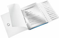 LEITZ 46340036, LEITZ Ordnungsmappe WOW 4634 12 F&auml;cher blau