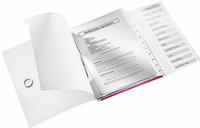 LEITZ 46340023, LEITZ Ordnungsmappe WOW 4634 12 F&auml;cher pink