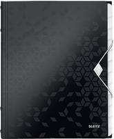 LEITZ 46340095, LEITZ Ordnungsmappe WOW 4634 12 F&auml;cher schwarz